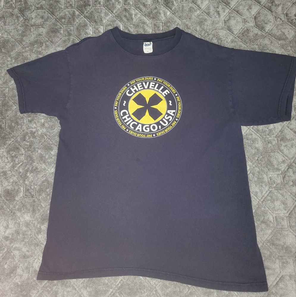 Vintage Y2K Chevelle Band Shirt - Size Large - Anvil Tag - Nu-Metal - Navy Blue